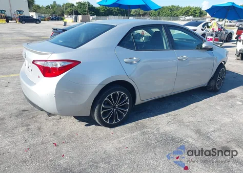 2016 Toyota Corolla S Plus z USA, uszkodzony, nr VIN 5YFBURHE8GP509500